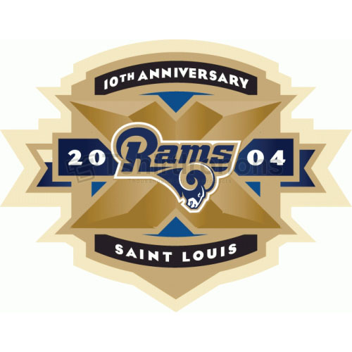 St. Louis Rams T-shirts Iron On Transfers N768 - Click Image to Close